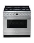 SMEG Portofino 90cm cooker with Multifunction Pyrolytic Oven CPF9GP - Carvers Interiors - Carvers Interior