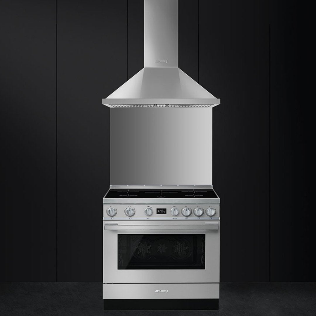 SMEG Portofino 90cm Induction Range Cooker - Stainless Steel - Carvers Interiors - Carvers Interior