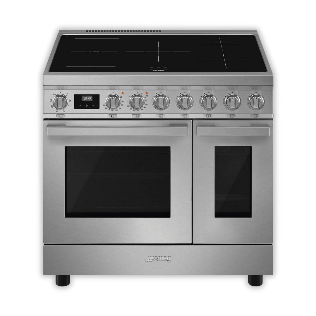 Smeg Portofino 90cm Induction Range Cooker - Two Ovens - Carvers Interiors - Carvers Interior