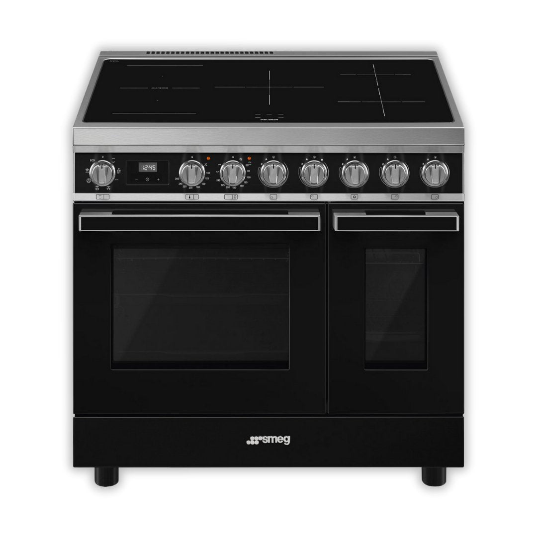 Smeg Portofino 90cm Induction Range Cooker - Two Ovens - Carvers Interiors - Carvers Interior