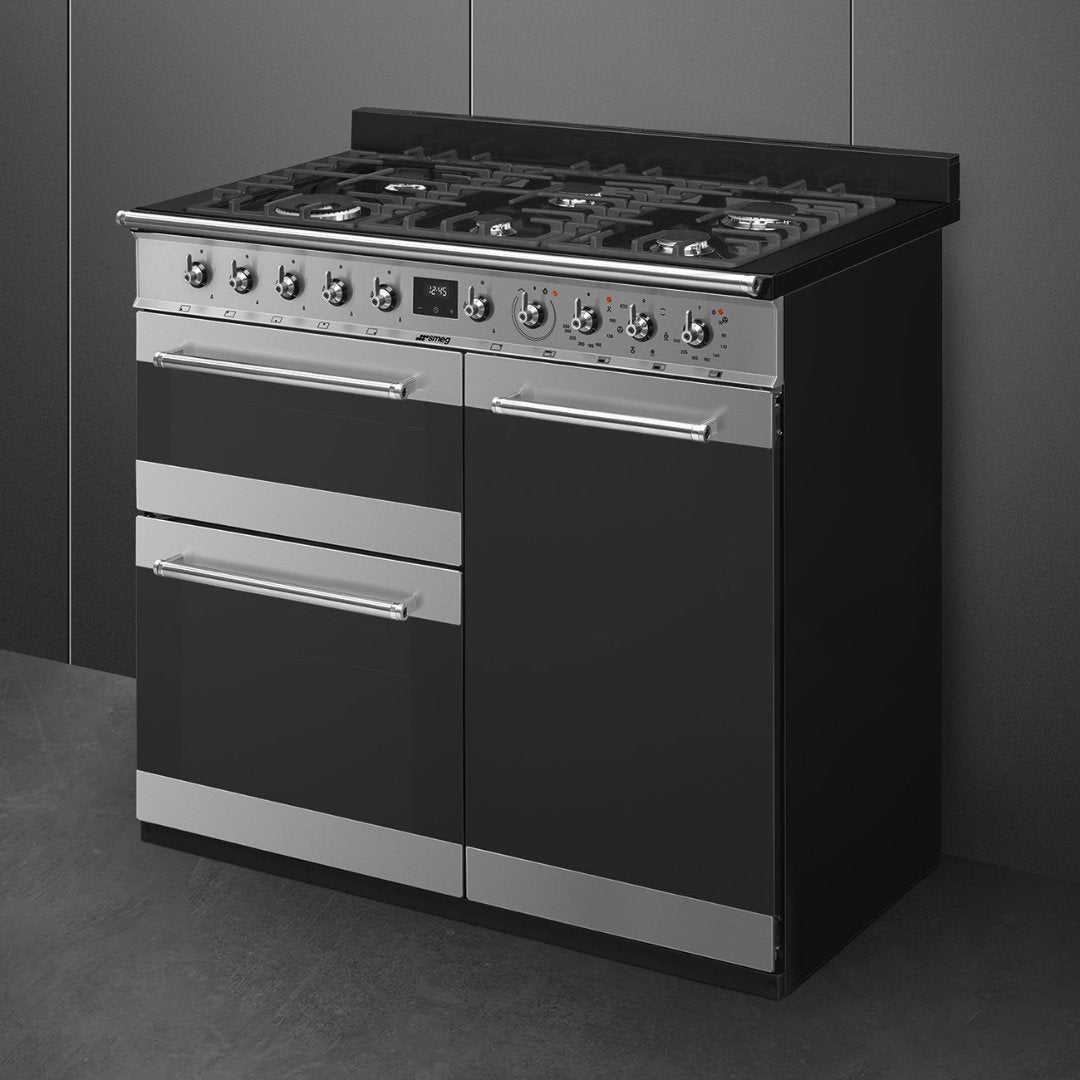 SMEG Symphony 100cm Duel Fuel Cooker SY103 - Carvers Interiors - Carvers Interior