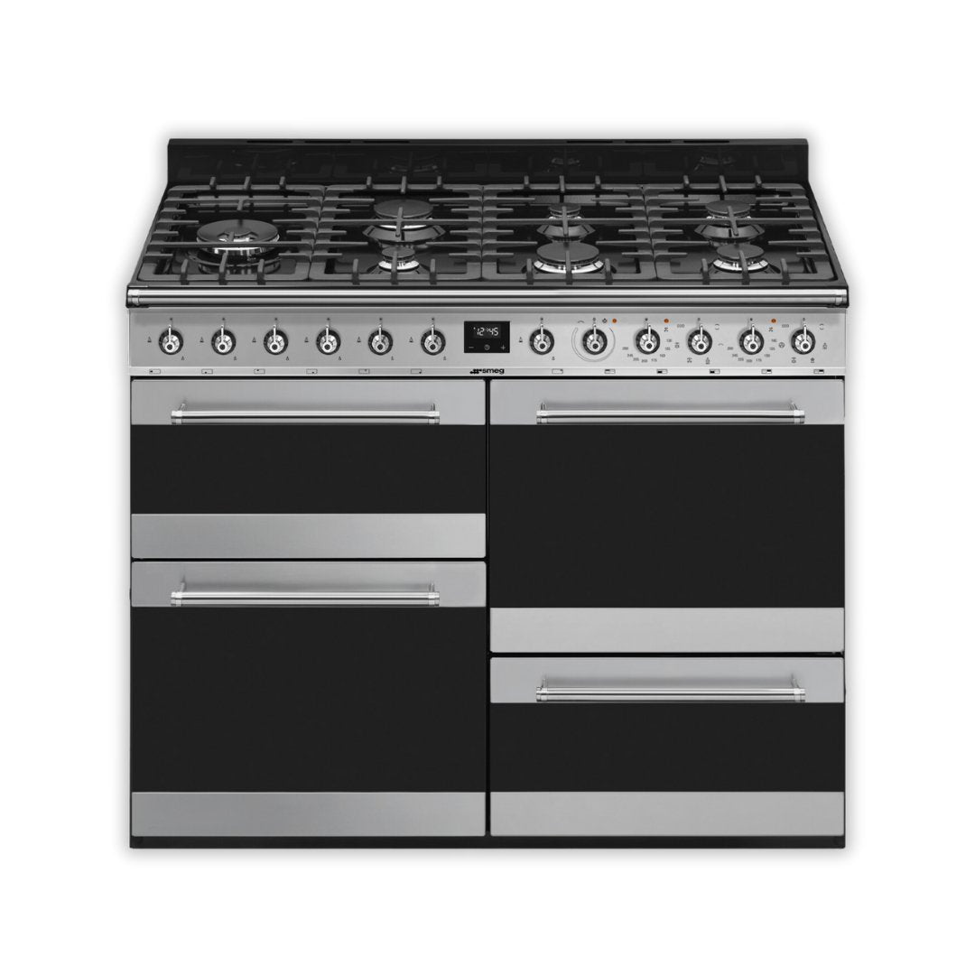 SMEG Symphony 110cm Dual Fuel Range Cooker SYD4110 - 1 - Carvers Interiors - Carvers Interior