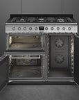 SMEG Symphony 90cm Duel Fuel Cooker with Eclipse Glass SY93 - 1 - Carvers Interiors - Carvers Interior