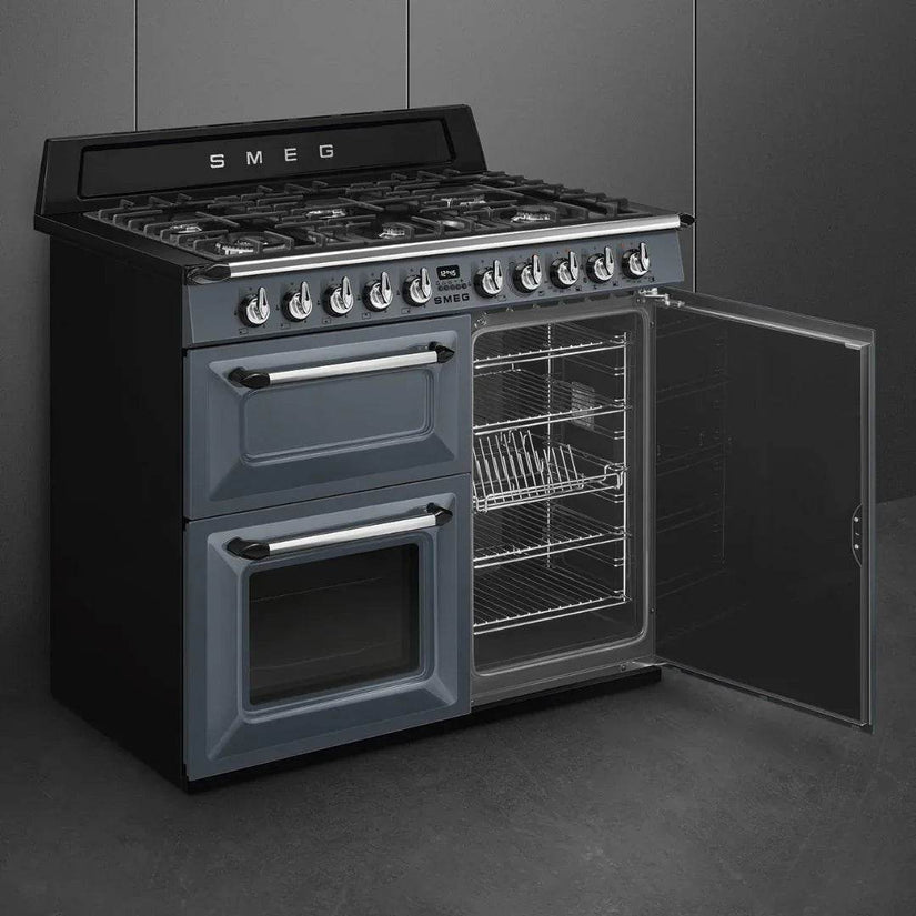 SMEG Victoria 100cm Dual Fuel cooker TR103 - Carvers Interiors - Cookers and Bathroom Showroom Wolverhampton