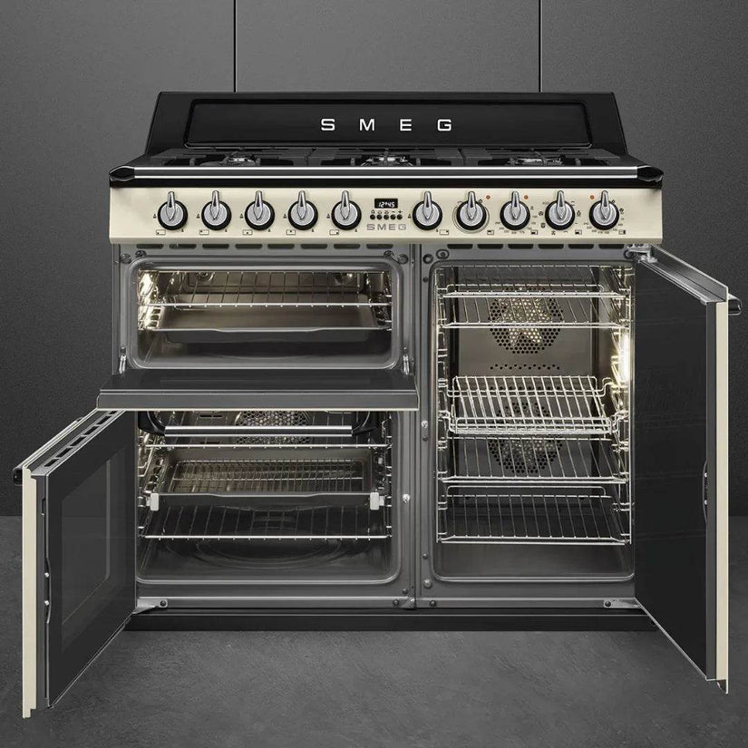 SMEG Victoria 100cm Dual Fuel cooker TR103 - Carvers Interiors - Cookers and Bathroom Showroom Wolverhampton