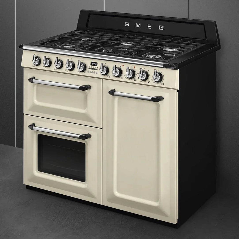 SMEG Victoria 100cm Dual Fuel cooker TR103 - Carvers Interiors - Cookers and Bathroom Showroom Wolverhampton