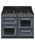 SMEG Victoria 110cm Dual Fuel Range cooker - Slate Grey - Available Now - Carvers Interiors - Carvers Interior