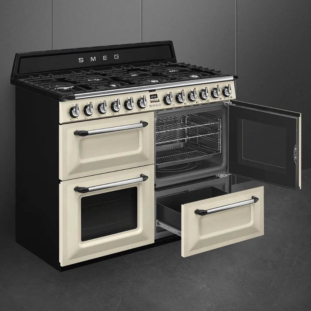 SMEG Victoria 110cm Dual Fuel Range cooker TR4110 - Carvers Interiors - Cookers and Bathroom Showroom Wolverhampton