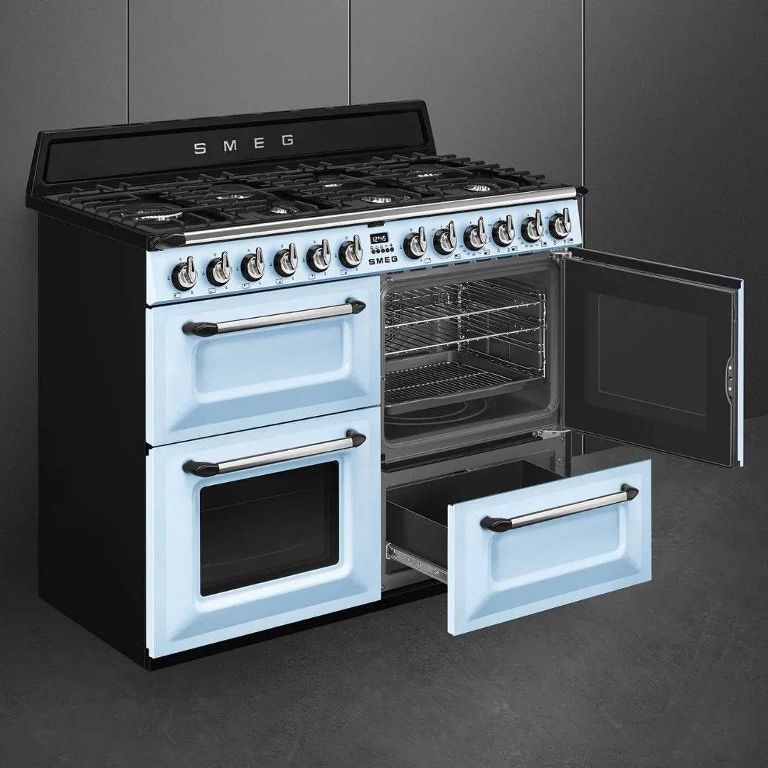 SMEG Victoria 110cm Dual Fuel Range cooker TR4110 - Carvers Interiors - Cookers and Bathroom Showroom Wolverhampton