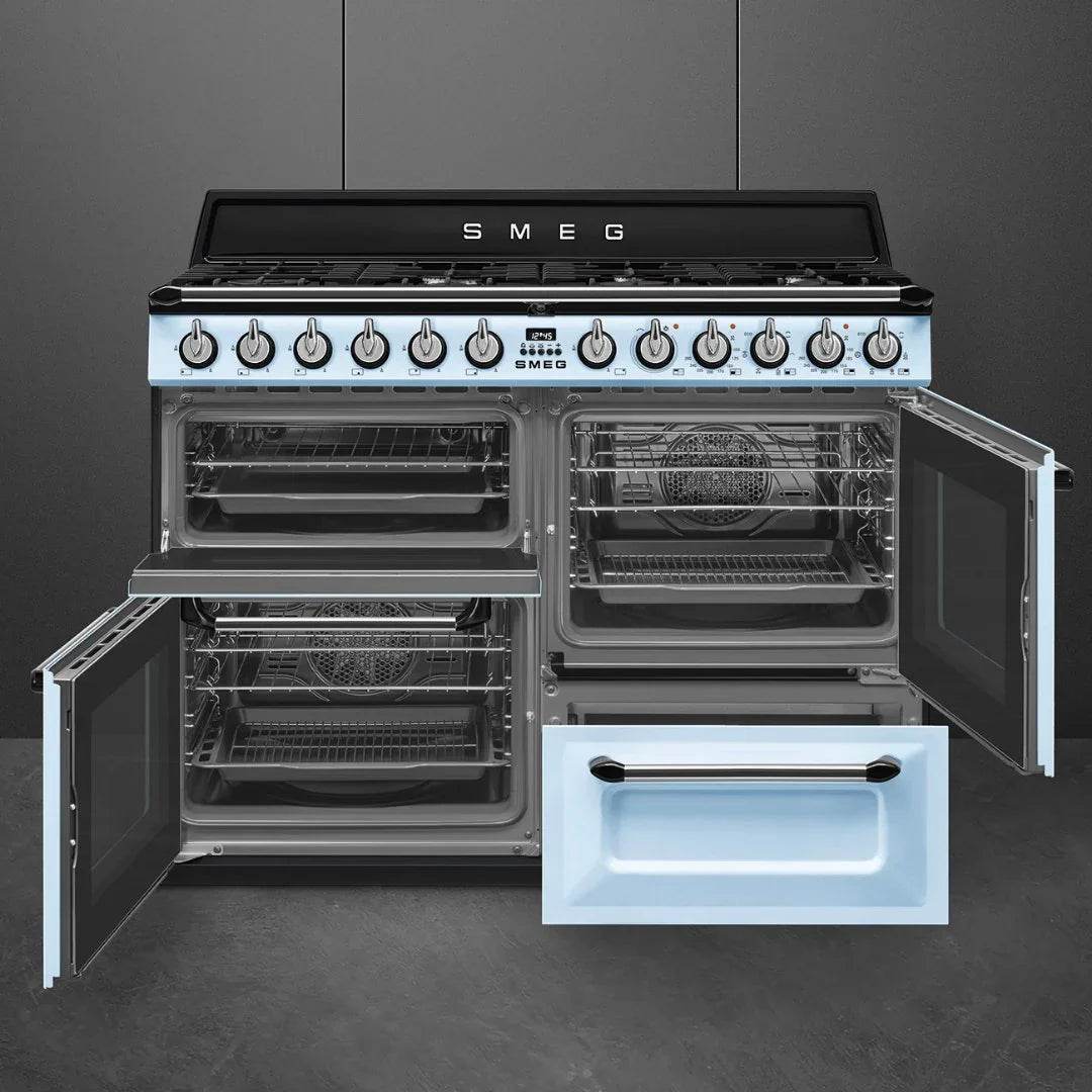 SMEG Victoria 110cm Dual Fuel Range cooker TR4110 - Carvers Interiors - Cookers and Bathroom Showroom Wolverhampton