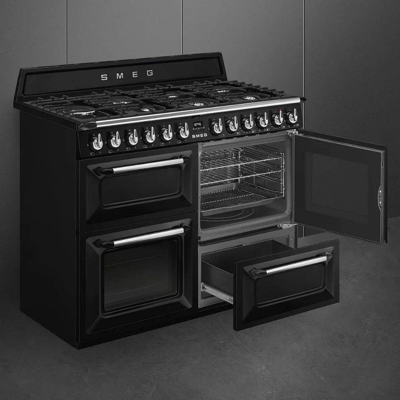 SMEG Victoria 110cm Dual Fuel Range cooker TR4110 - Carvers Interiors - Cookers and Bathroom Showroom Wolverhampton