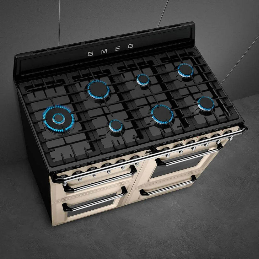 SMEG Victoria 110cm Dual Fuel Range cooker TR4110 - Carvers Interiors - Cookers and Bathroom Showroom Wolverhampton