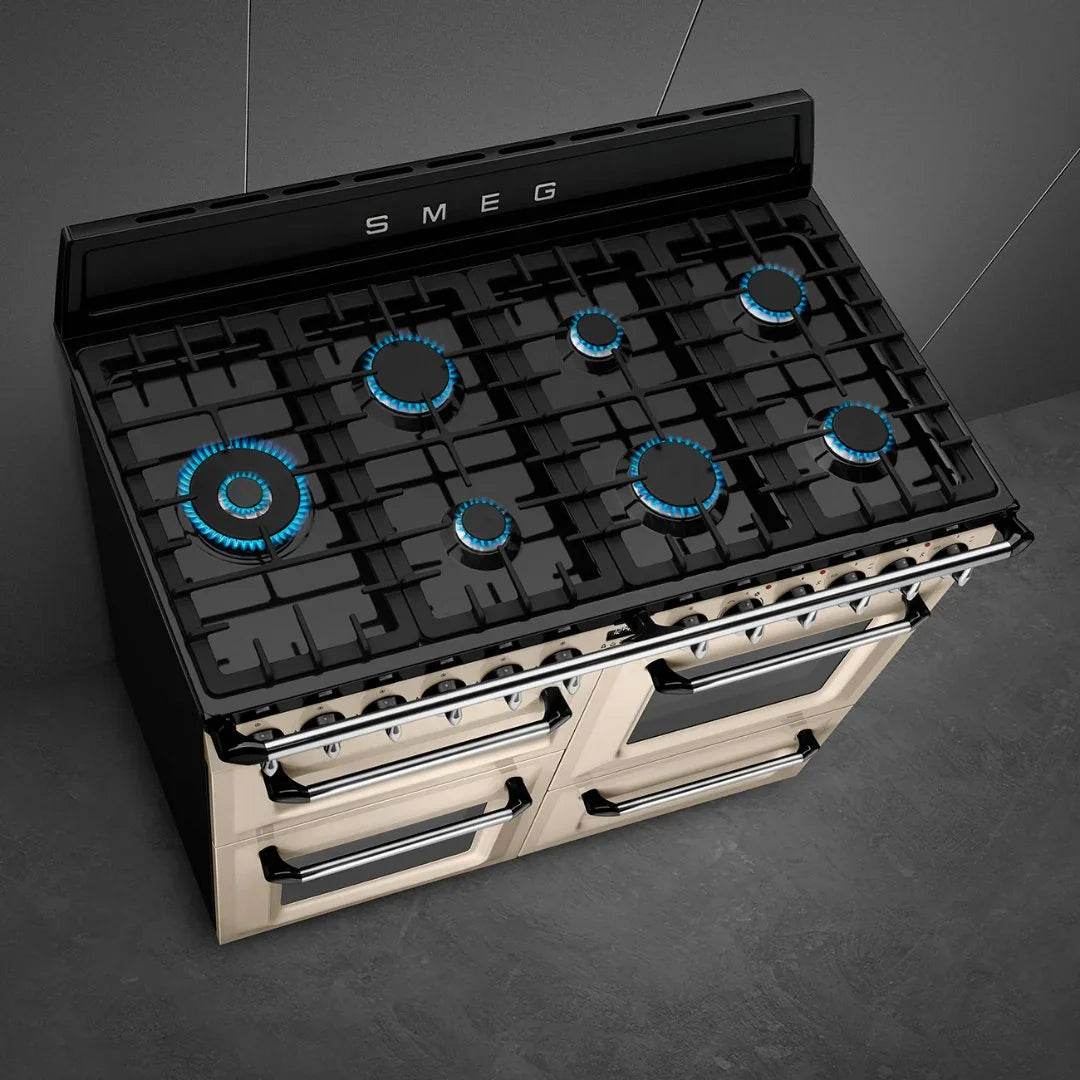 SMEG Victoria 110cm Dual Fuel Range cooker TR4110 - Carvers Interiors - Cookers and Bathroom Showroom Wolverhampton
