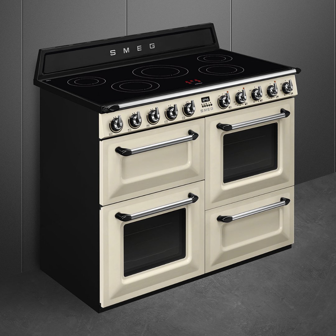 SMEG Victoria 110cm Induction Range Cooker - Cream - Carvers Interiors - Carvers Interior