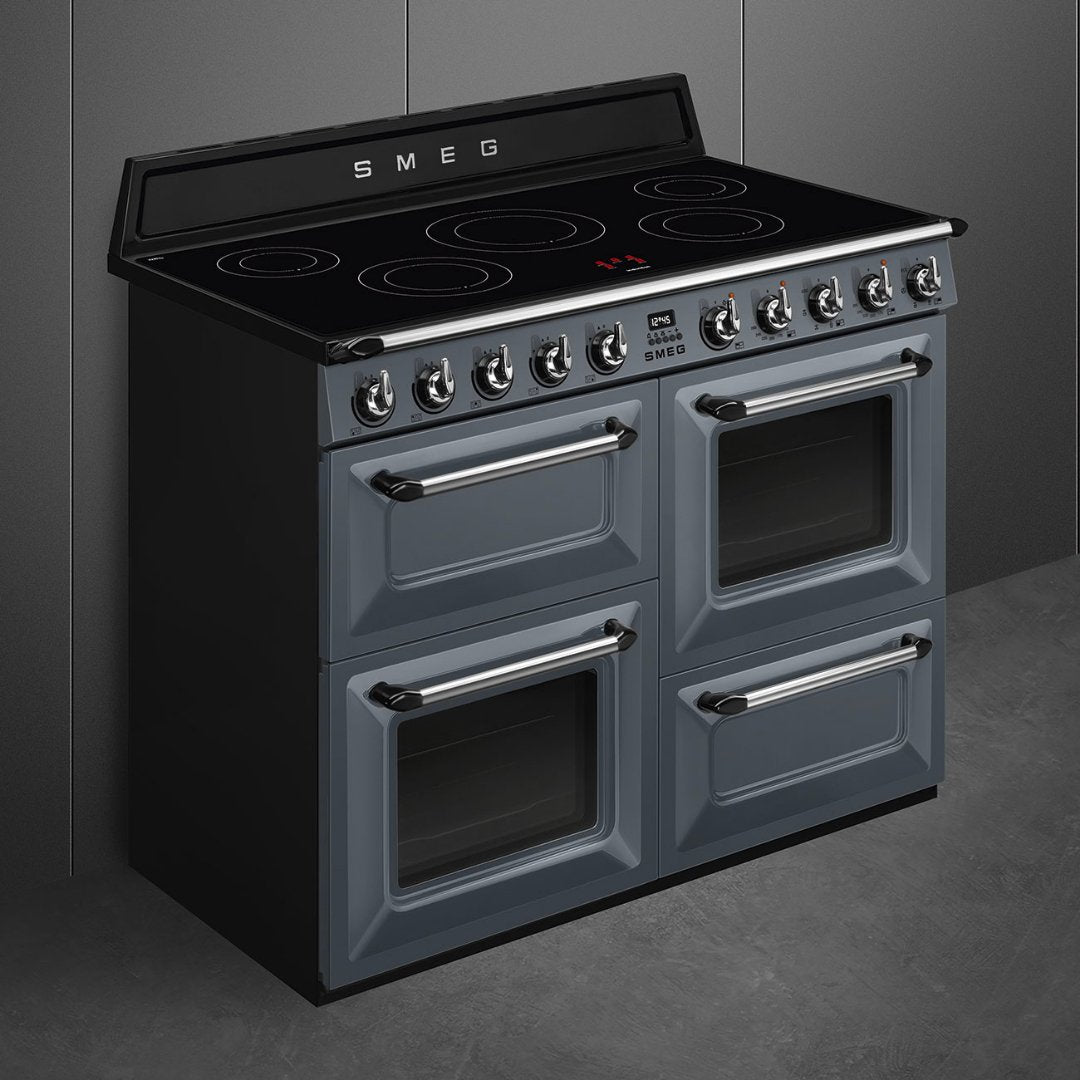 SMEG Victoria 110cm Induction Range Cooker - Slate Grey - Carvers Interiors - Carvers Interior