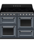 SMEG Victoria 110cm Induction Range Cooker - Slate Grey - Carvers Interiors - Carvers Interior