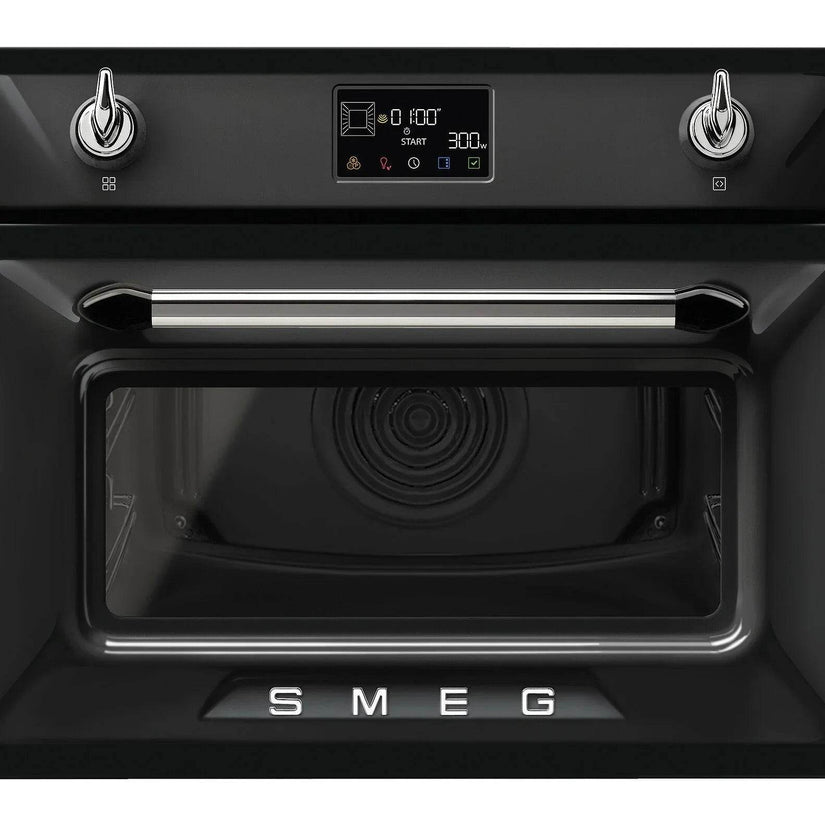 Smeg Victoria 45cm Compact Built-In Oven & Combi Microwave - Carvers Interiors - Cookers and Bathroom Showroom Wolverhampton