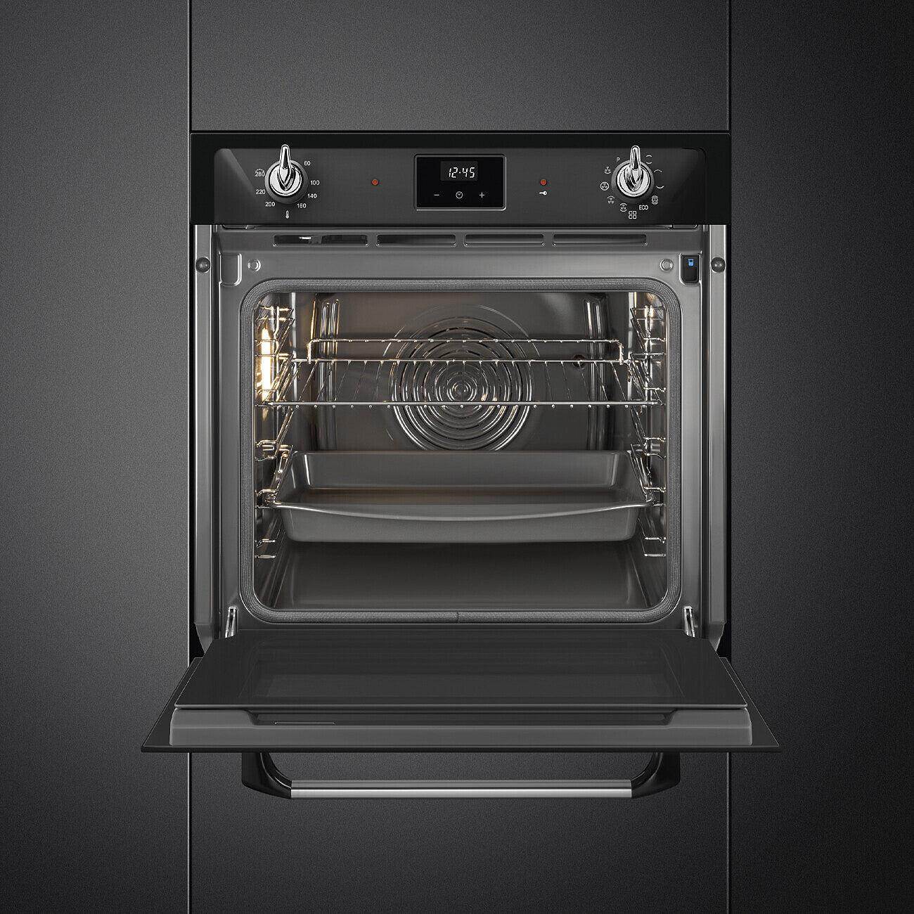 Smeg Victoria 60cm Built-In Traditional Pyro Single Oven - Carvers Interiors - Cookers and Bathroom Showroom Wolverhampton