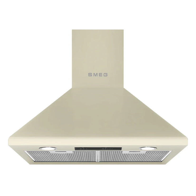 Smeg Victoria 60cm Chimney Hood-Cream-Available Now - Carvers Interiors