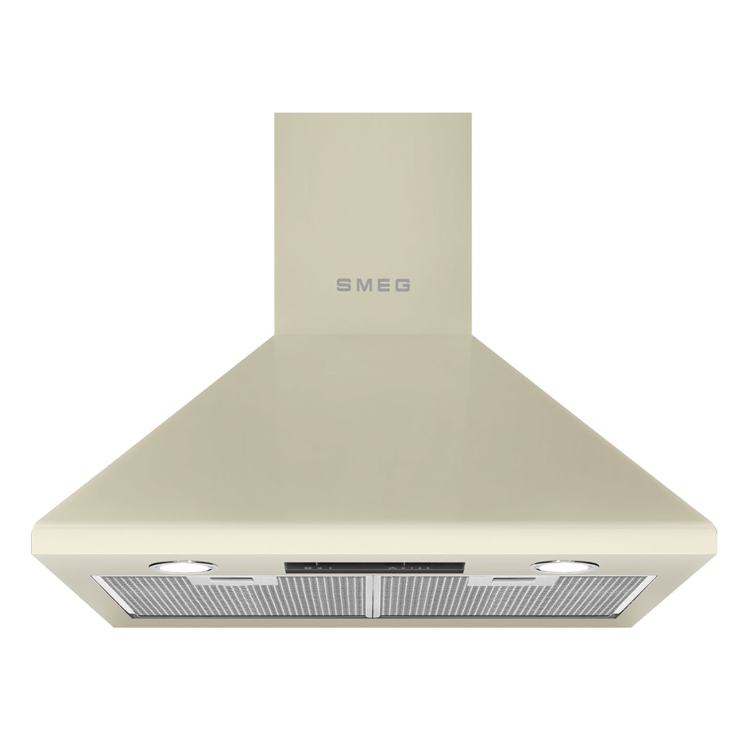 Smeg Victoria 60cm Chimney Hood - Cream - Available Now - Carvers Interiors - Smeg