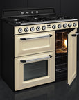 SMEG Victoria 90cm Dual Fuel Range Cooker - Cream - Carvers Interiors - Carvers Interior