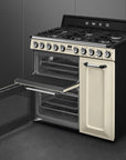 SMEG Victoria 90cm Dual Fuel Range Cooker - Cream - Carvers Interiors - Carvers Interior