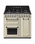 SMEG Victoria 90cm Dual Fuel Range Cooker - Cream - Carvers Interiors - Carvers Interior