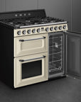 SMEG Victoria 90cm Dual Fuel Range Cooker - Cream - Carvers Interiors - Carvers Interior