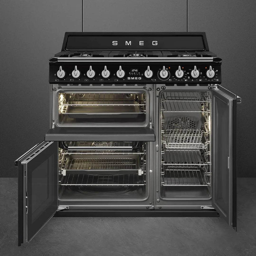 SMEG Victoria 90cm Dual Fuel Range Cooker TR93 - Carvers Interiors - Cookers and Bathroom Showroom Wolverhampton