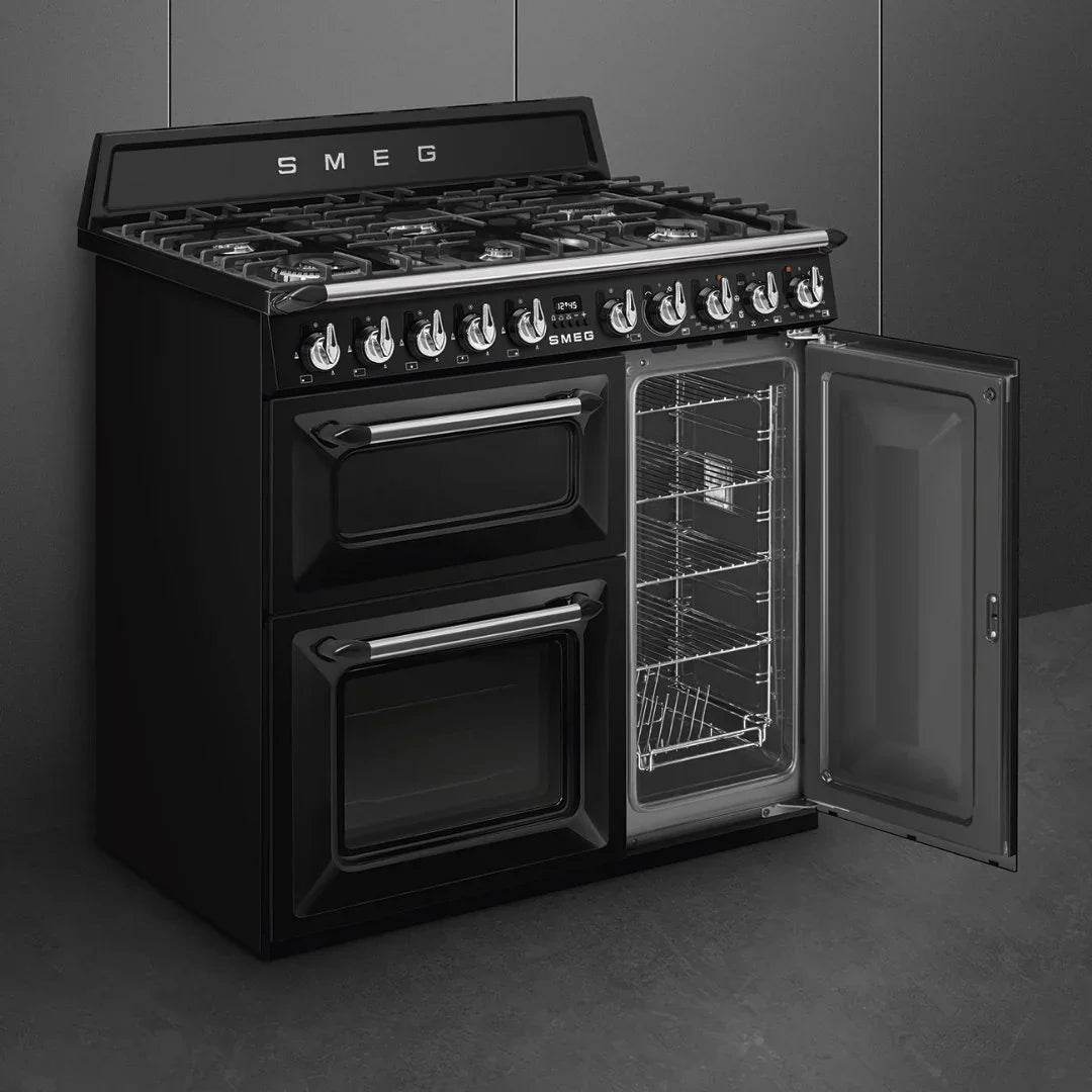 SMEG Victoria 90cm Dual Fuel Range Cooker TR93 - Carvers Interiors - Cookers and Bathroom Showroom Wolverhampton