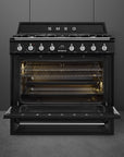 SMEG Victoria 90cm Duel Fuel Cooker TR90 - Carvers Interiors - Carvers Interior