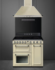 SMEG Victoria 90cm Induction Range Cooker - Gloss Cream - Carvers Interiors - Carvers Interior