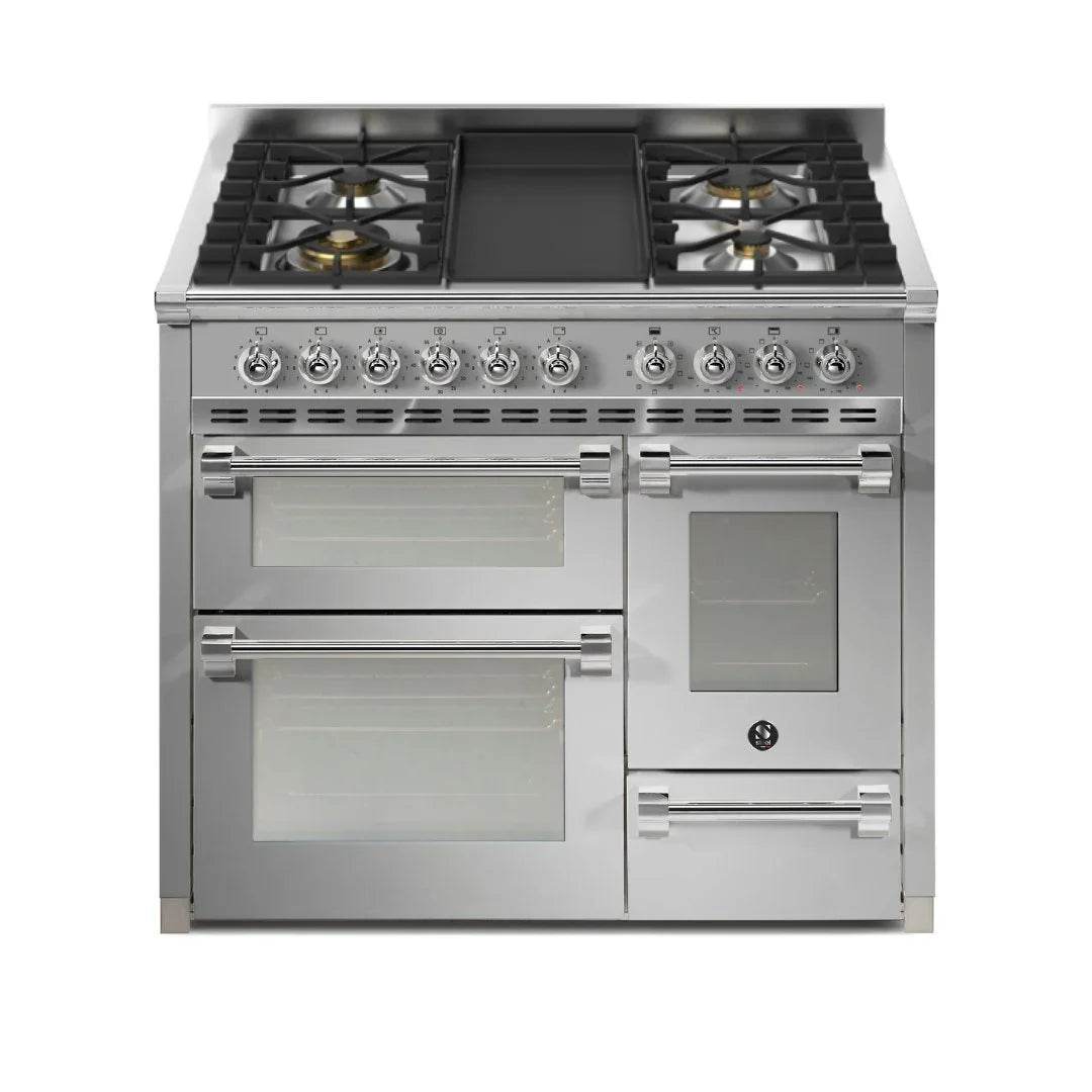 STEEL Cucine Ascot 100/3 - Mixed Hobs - Carvers Interiors - Steel Cucine