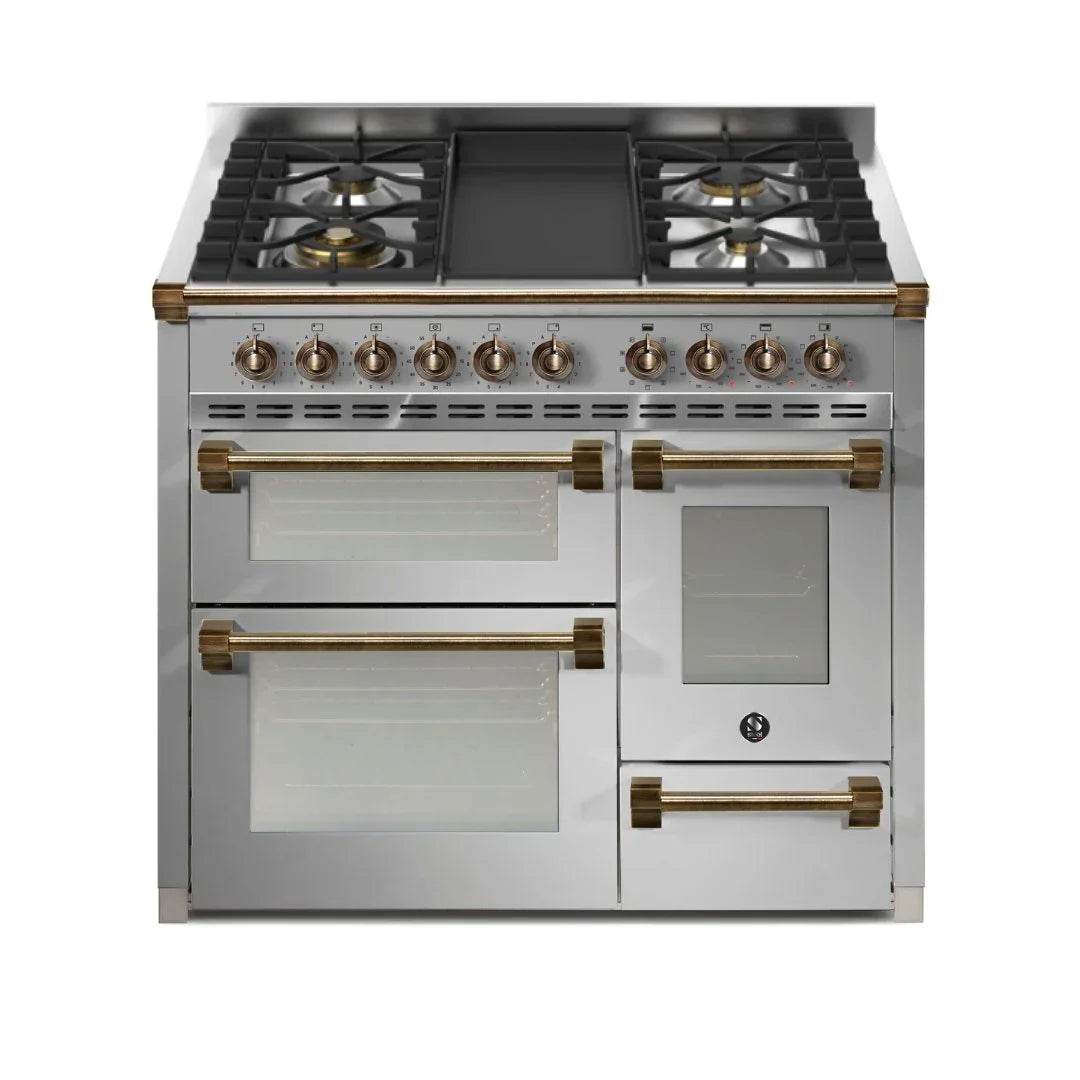 STEEL Cucine Ascot 100/3 - Mixed Hobs - Carvers Interiors - Steel Cucine
