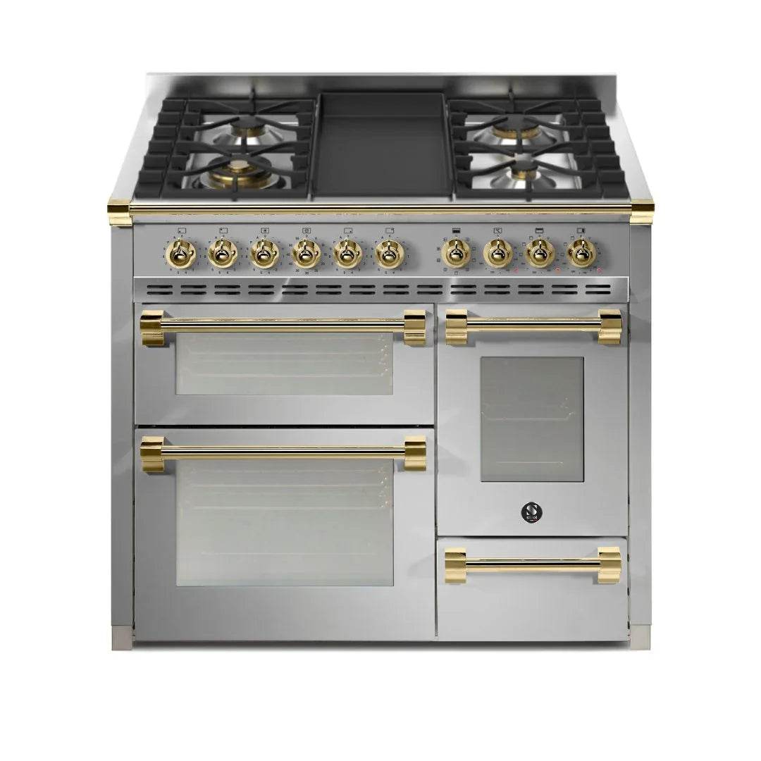 STEEL Cucine Ascot 100/3 - Mixed Hobs - Carvers Interiors - Steel Cucine