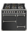 STEEL Cucine Ascot 100/3 - Solid Door - Gas Fuel - Carvers Interiors - Carvers Interior