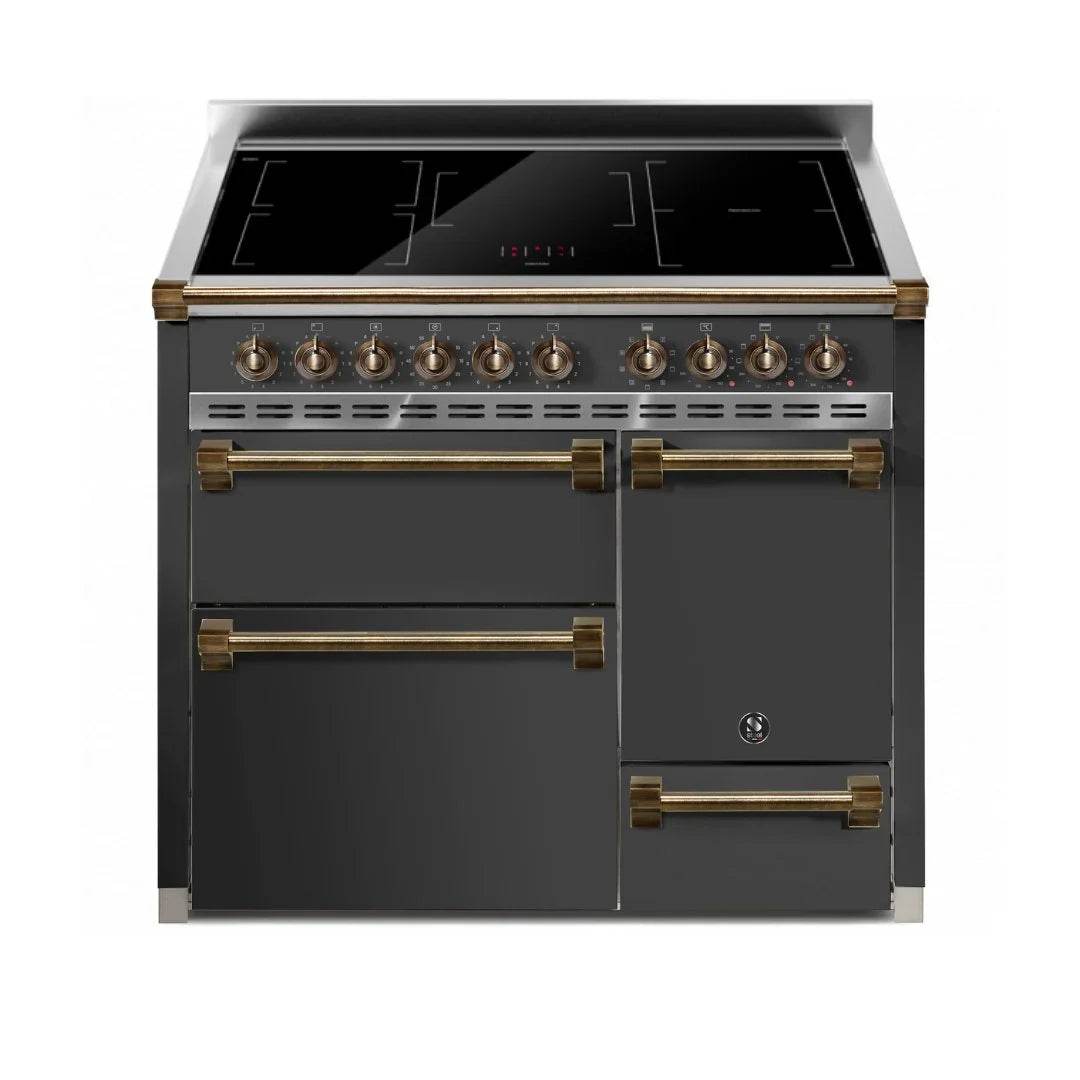STEEL Cucine Ascot 100/3 - Solid Door - Induction - Carvers Interiors - Steel Cucine
