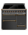 STEEL Cucine Ascot 100/3 - Solid Door - Induction - Carvers Interiors - Carvers Interior