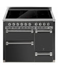 STEEL Cucine Ascot 100/3 - Solid Door - Induction - Carvers Interiors - Carvers Interior