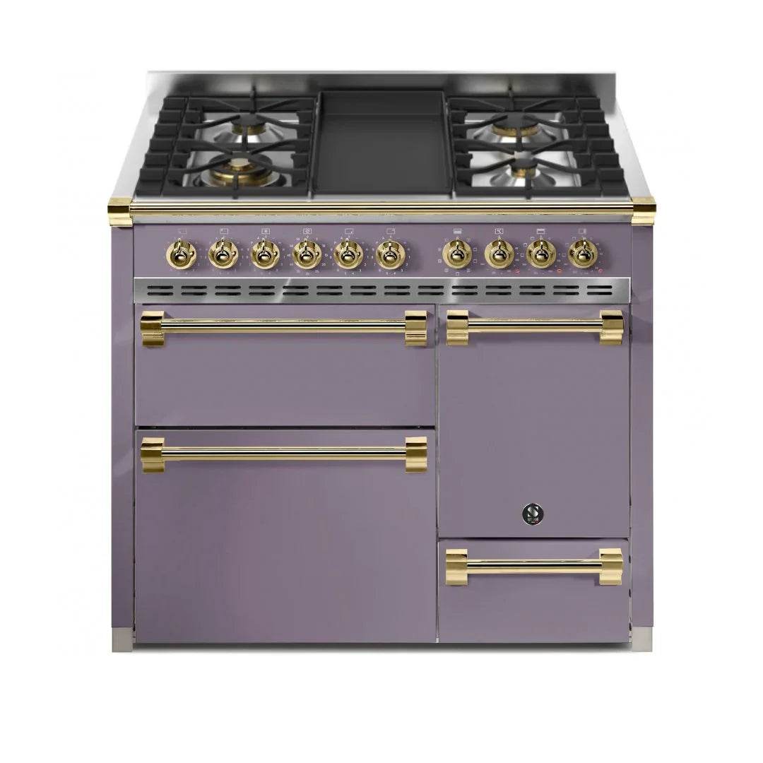 STEEL Cucine Ascot 100/3 - Solid Door - Mixed Hobs - Carvers Interiors - Steel Cucine