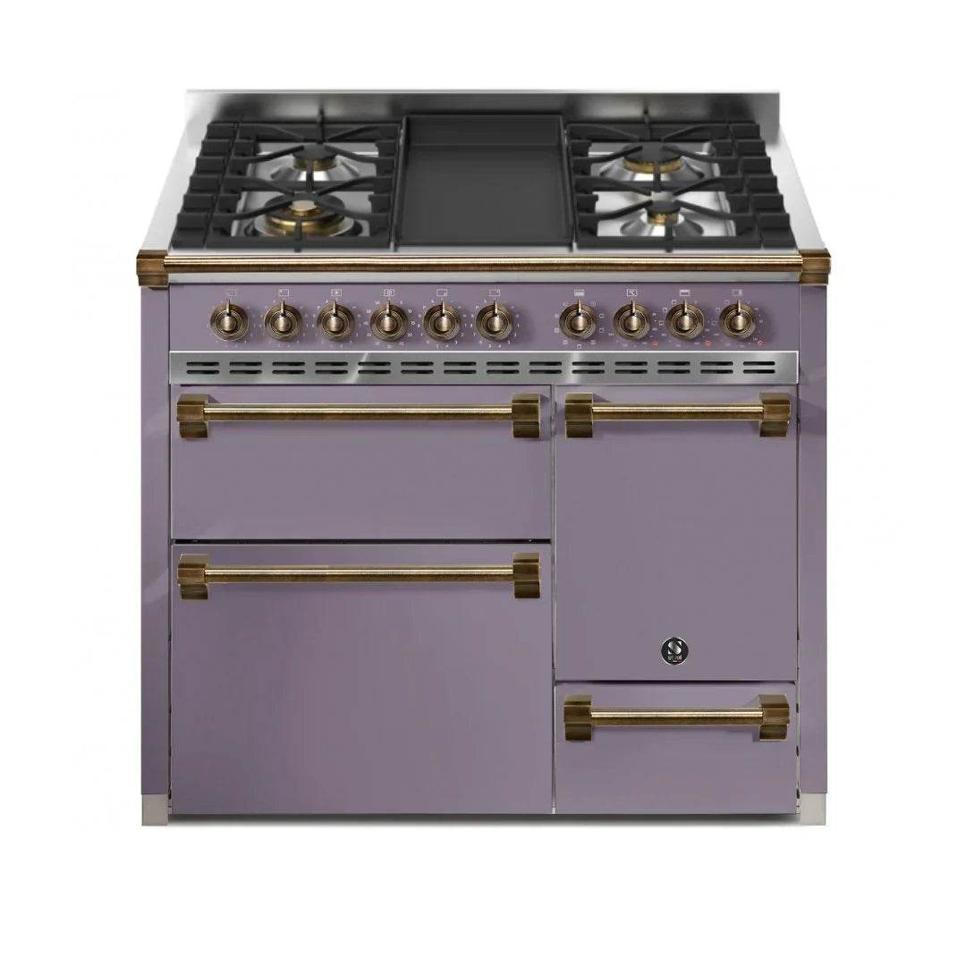 STEEL Cucine Ascot 100/3 - Solid Door - Mixed Hobs - Carvers Interiors - Steel Cucine