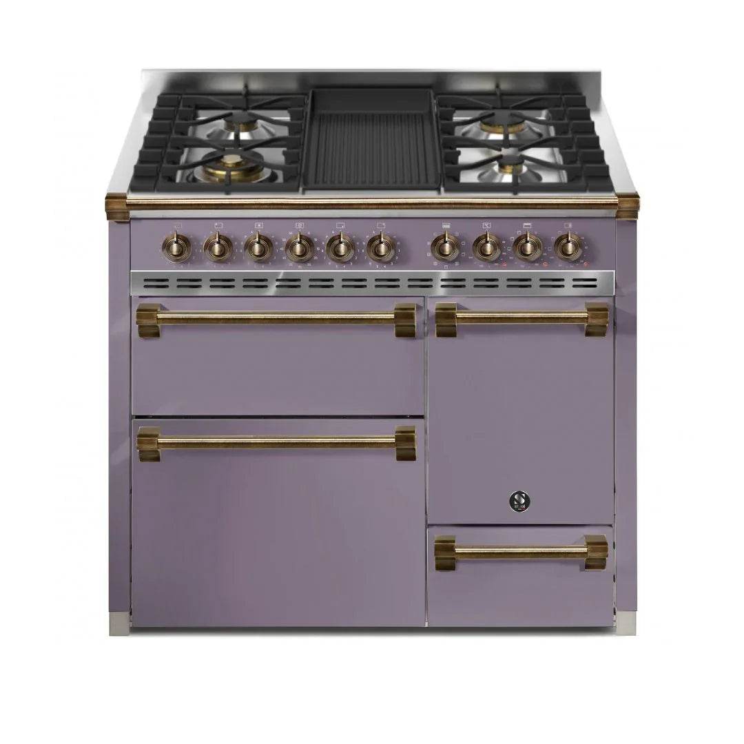STEEL Cucine Ascot 100/3 - Solid Door - Mixed Hobs - Carvers Interiors - Steel Cucine