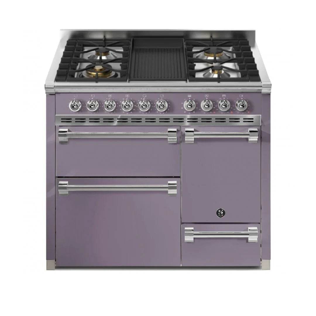 STEEL Cucine Ascot 100/3 - Solid Door - Mixed Hobs - Carvers Interiors - Steel Cucine