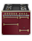 STEEL Cucine Ascot 100/3 - Solid Door - Mixed Hobs - Carvers Interiors - Steel Cucine