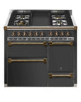 STEEL Cucine Ascot 100/3 - Solid Door - Mixed Hobs - Carvers Interiors - Steel Cucine