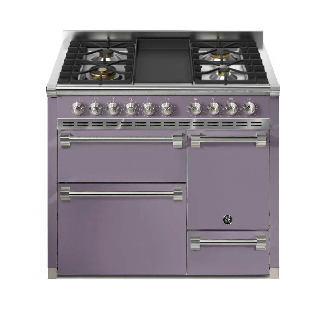 STEEL Cucine Ascot 100/3 - Solid Door - Mixed Hobs - Carvers Interiors - Steel Cucine