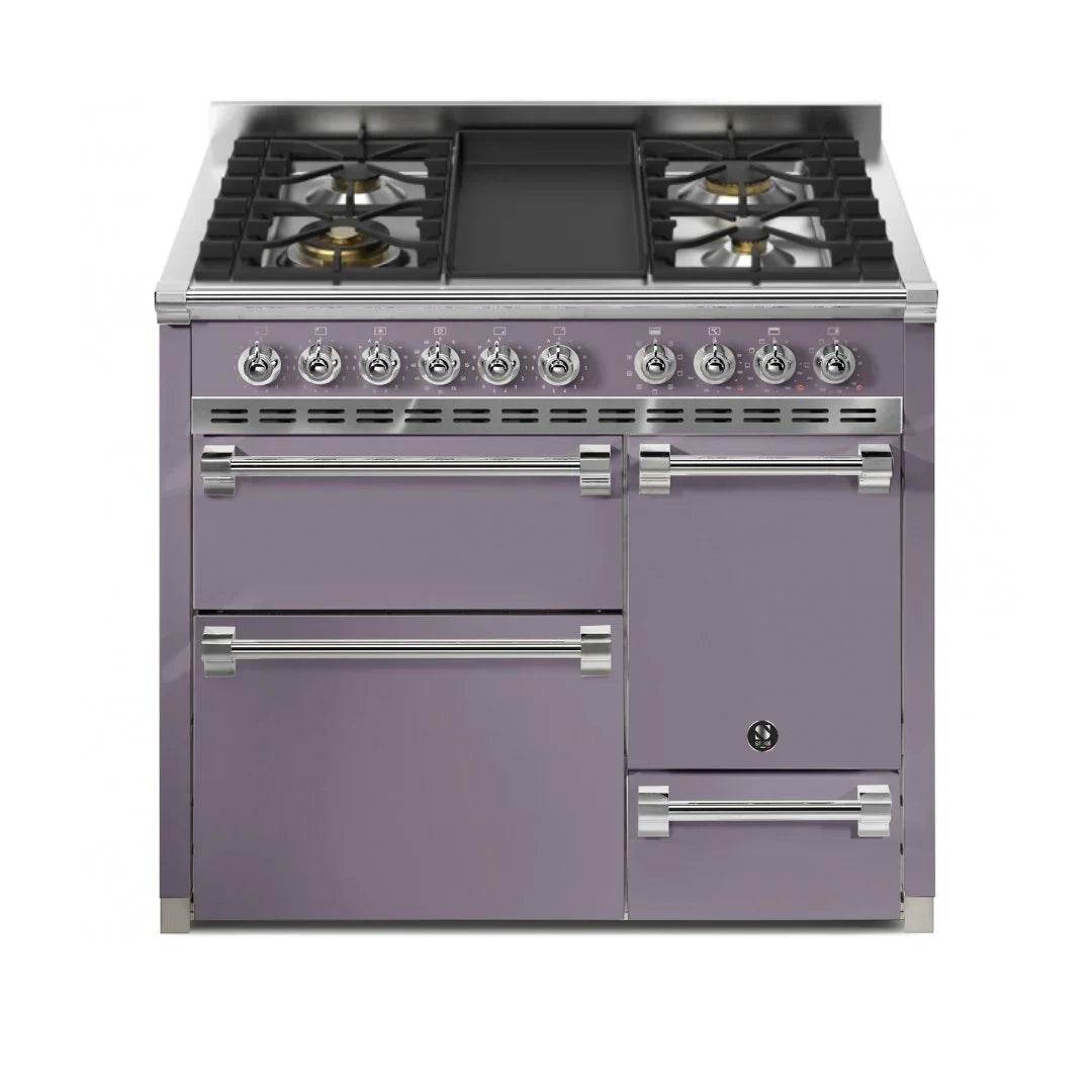 STEEL Cucine Ascot 100/3 - Solid Door - Mixed Hobs - Carvers Interiors - Steel Cucine
