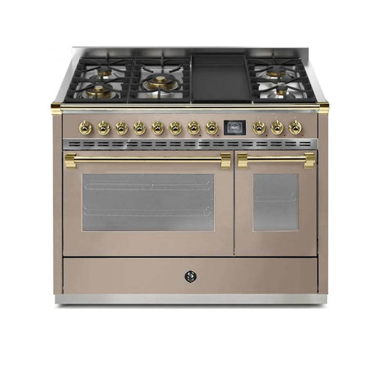 STEEL Cucine Ascot 120 cm - 5 Burners - Gas Fuel - Carvers Interiors - Cookers and Bathroom Showroom Wolverhampton