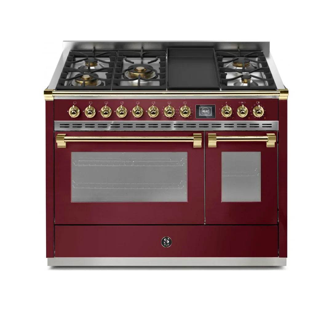 STEEL Cucine Ascot 120 cm - 5 Burners - Gas Fuel - Carvers Interiors - Steel Cucine