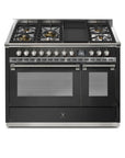 STEEL Cucine Ascot 120 cm - 5 Burners - Gas Fuel - Carvers Interiors - Carvers Interior